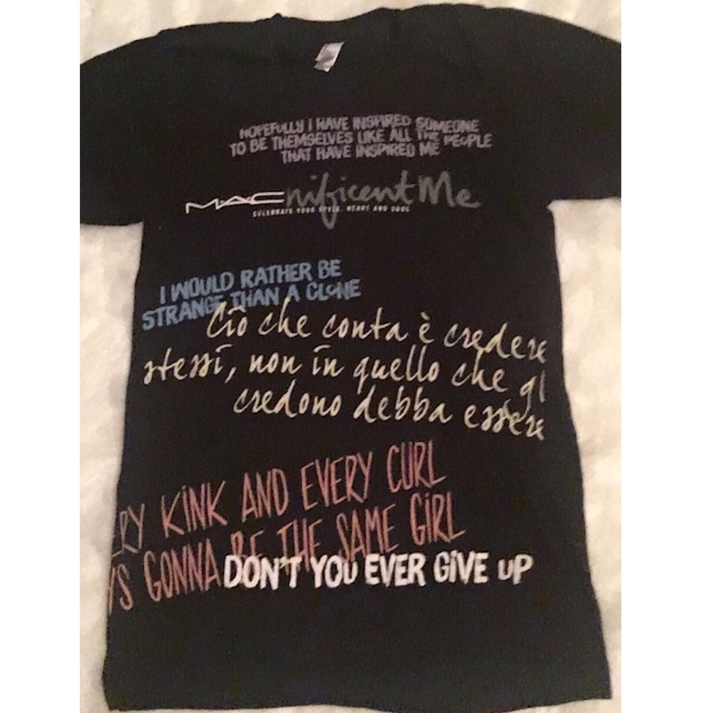 Mac cosmetics employee tee